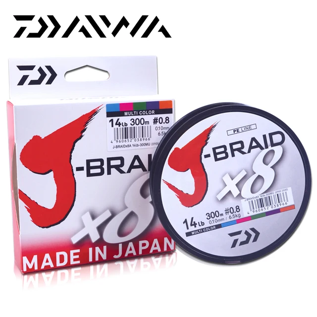 US $11.18 Daiwa Original 8 Braided Fishing Line Length 150M 300M 10-60lb PE Line Fishing Tackle Braided Line 