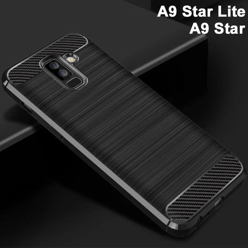 Чехол для Samsung Galaxy A9 star lite G8850 чехол из ТПУ A6050 углеродного волокна G 8850 A 6050 |