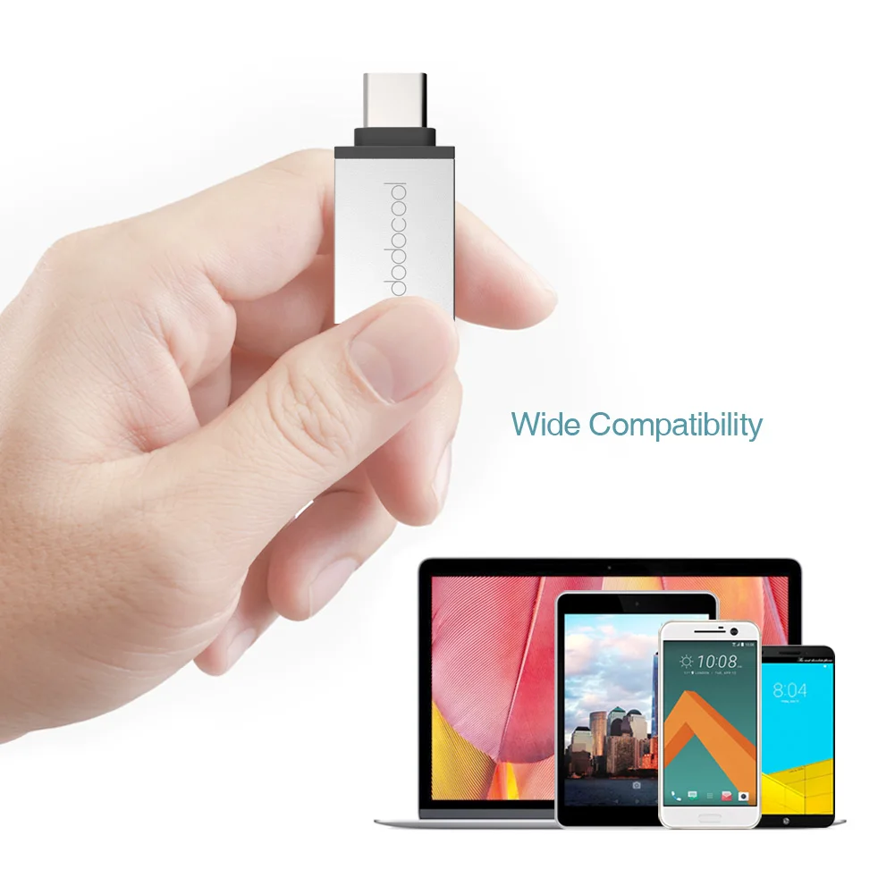 Dodocool usb type-C к USB 3,0 адаптер конвертировать USB-C в USB 3,0 разъем для MacBook/ChromeBook Pixel/Nexus 5X/Nexus 6P