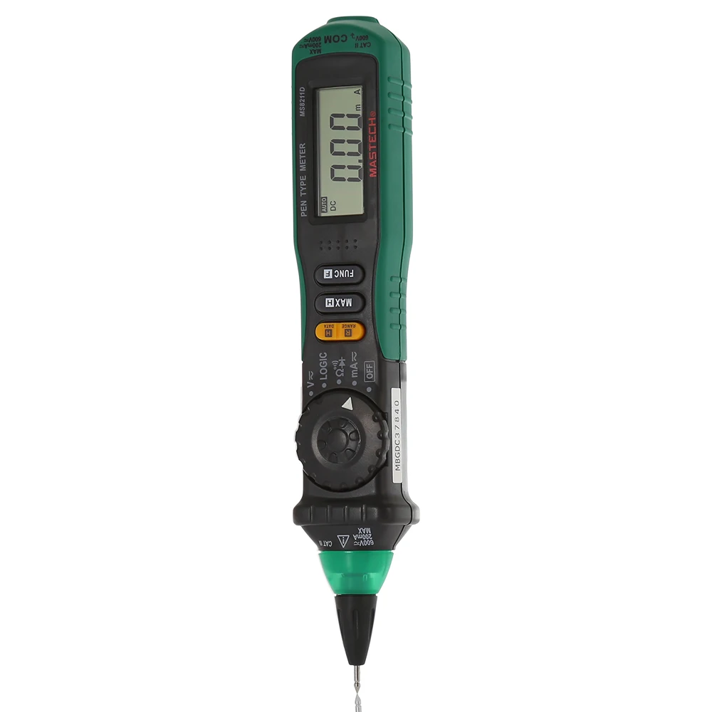 Digital-Multimeter-Mastech-MS8211D-Pen-type-Meters-Auto-Range-DMM-Multitester-Current-Voltage-NCV-Logic-Continuity (3)