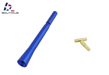 

Auto Car Blue telescoping FM AM Radio Amplified Signal Roof Antenna Aerial Screws