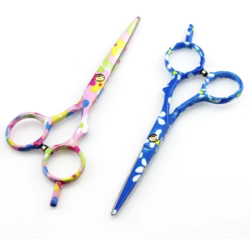 

5.5INCH Japanese Steel Professional Razor Edge Titanium Coated Hairdressing Barber Salon Scissors/Shears