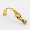 2 Sets Antique Gold Long Snake Head Tail End Caps Hook Clasp for 8.5*5.5 Leather Cords Bracelet Bangle Jewelry Findings ► Photo 2/2