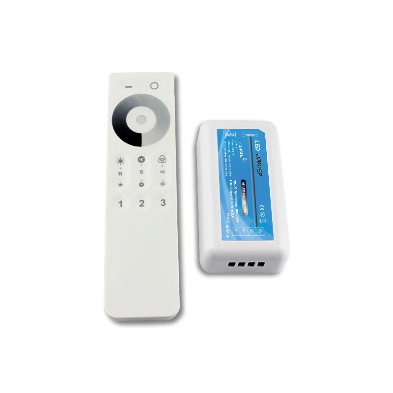 YLSTAR DC12 24V 2 4G RF беспроводной 3 зоны одноцветная яркость Регулируемый регулятор