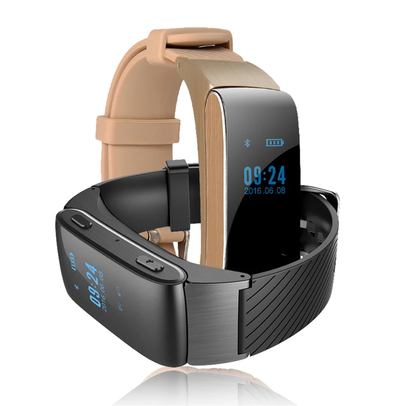DF22 Business Smart Wristbands Bracelet with Fitness Sleep Activity Tracker Support Bluetooth Remote Music Phone Call