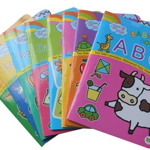 ГОРЯЧАЯ оригинальная детская цветная и цифровая книга на английском языке для детей 0-5 лет, детская учебная книга, 8 шт