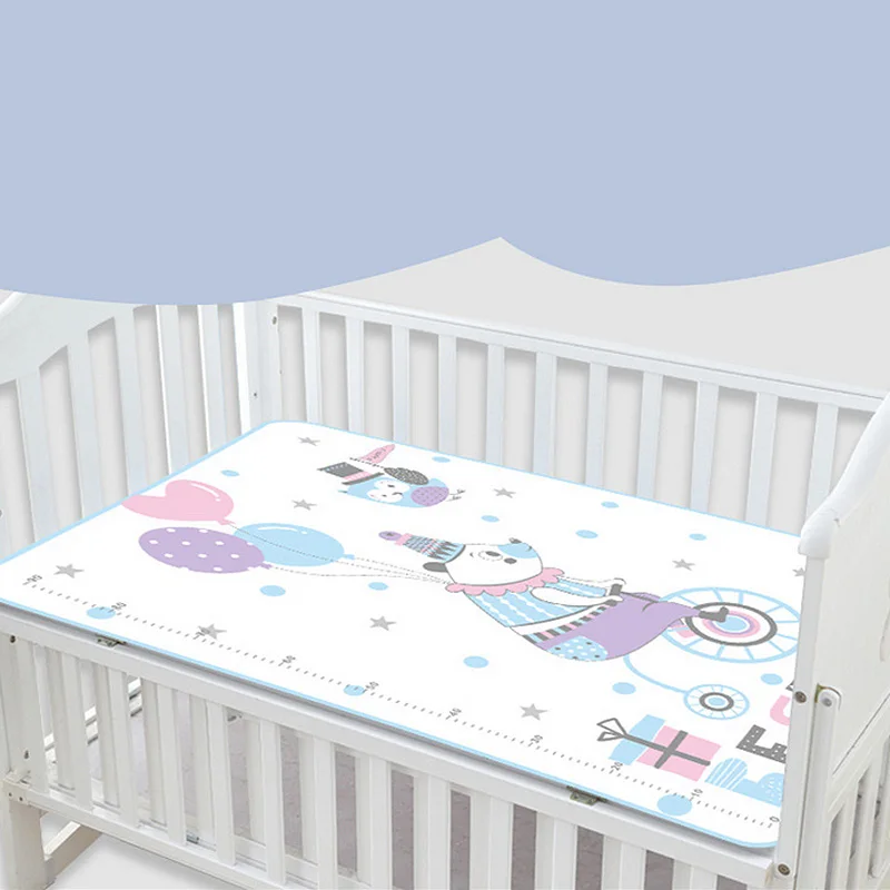 

Baby Changing Mat Cartoon Cotton Waterproof Sheet Baby Changing Pad Table Diapers Urinal Game Play Cover Infant Mattress