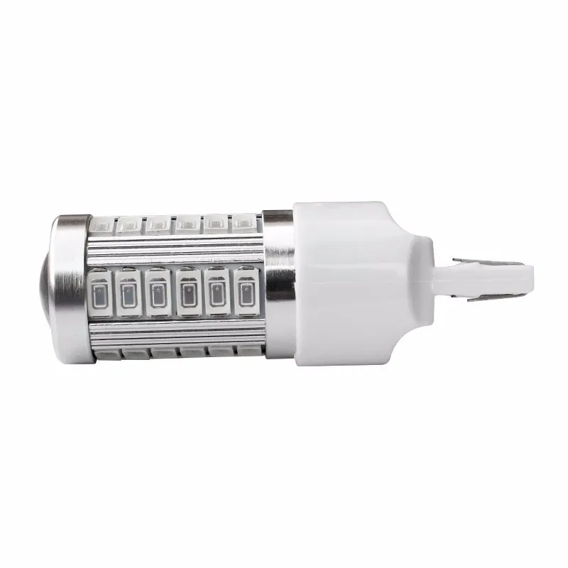 T20 7443 W21/5 W 33 SMD 5630 5730 Led Автомобильный задний указатель направления лампы Задний фонарь Авто Дневной ходовой свет Белый Красный Янтарный 12 В