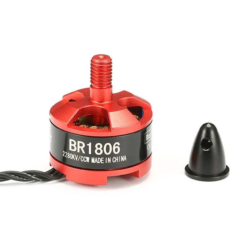 Новейший Высококачественный 4 шт. Racerstar Racing Edition 1806 BR1806 2280KV 1-3S бесщеточный двигатель CW/CCW для QAV250 ZMR250 260