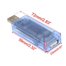 USB зарядное устройство Доктор мобильный детектор мощности батарея тестовый измеритель напряжения тока