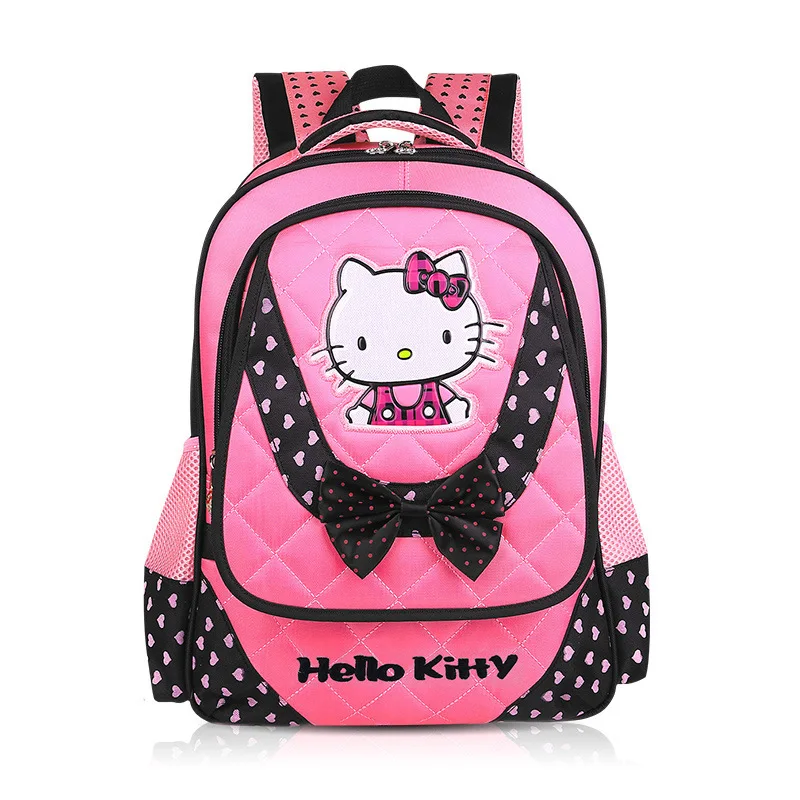 Nylon Cute Hello Kitty Backpack Girl Bag Student School Bags lovely