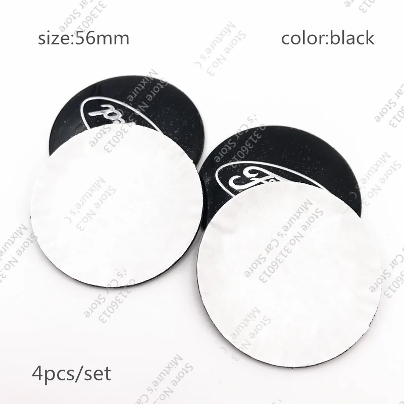 

4pcs/set 56/60mm Car Wheel Center Hub Cap Cover Stickers Black Rim Emblem Badge Fit For FORD Focus Mondeo Taurus Edge Explor