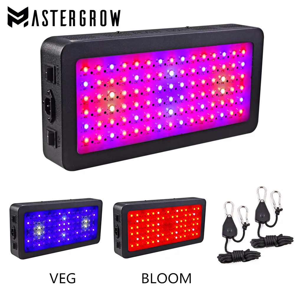 

MasterGrow Double Switch LED grow light TS 600W 900W Full Spectrum with Veg and Bloom modes for Indoor Greenhouse grow tent
