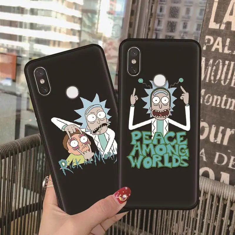 

Rick And Morty Funny Case For Redmi Note S2 7 5 6 Plus 4 Pro 5A 6A 4A 4X TPU Soft For Xiaomi Mi 8 Lite 9 A1 A2 A3 CC9 CC9e Case