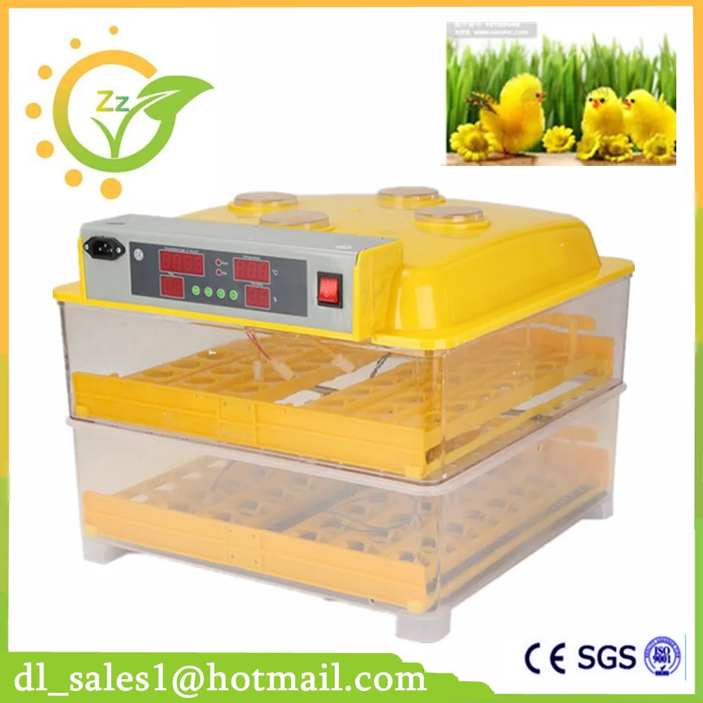 

Plastic 96 Digital Chicken Eggs Incubator Temperature Control Automatic Incubator Turning Hatcher Incubation