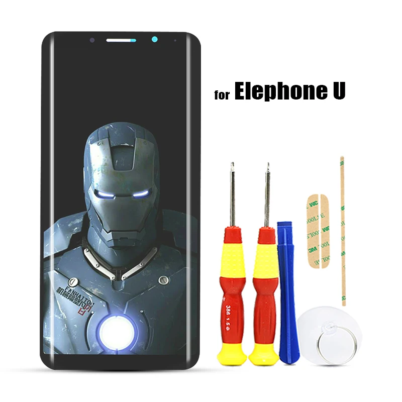 Для 5,99 дюймов Elephone U Pro сенсорный экран+ 2160X1080 Elephone U ЖК-дисплей в сборе Замена