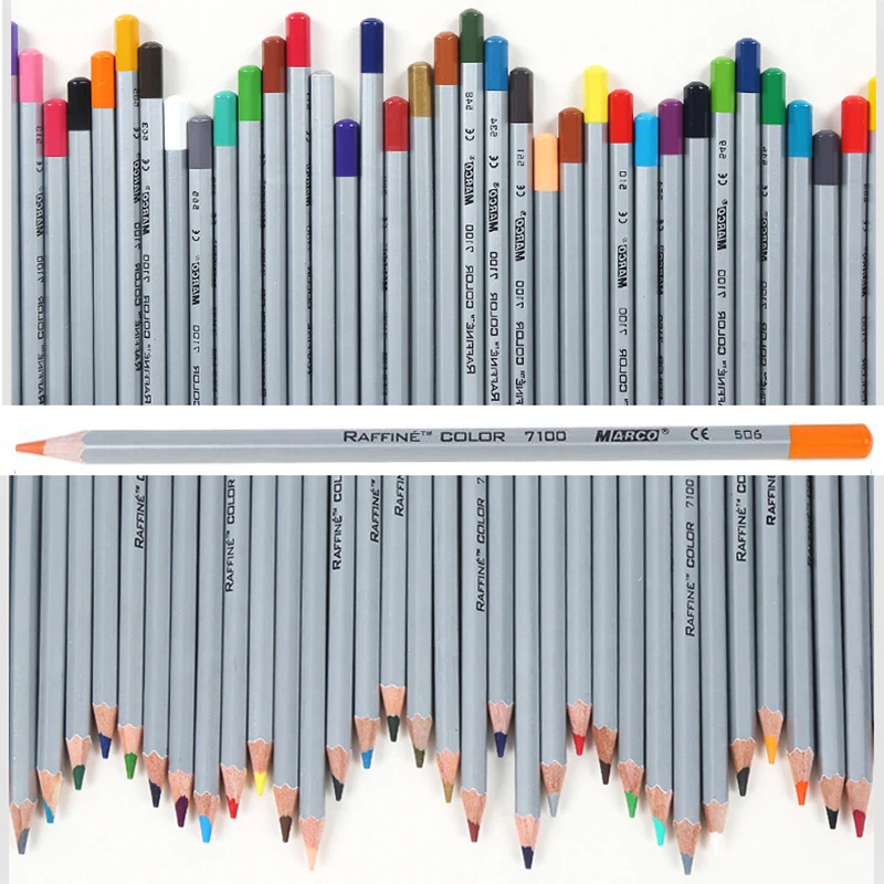 Marco raffine-カラーインク付きの鉛筆,アーティスト用の72色のセット