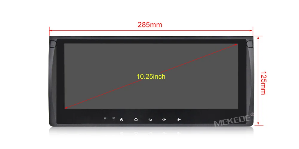 Top MEKEDE Android 9.1 2+32G  10.25inch Car DVD PLAYER For BMW X5 E53 E39 GPS stereo audio navigation multimedia screen head unit 2