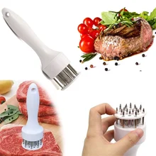 HOOZADA Мясо Tenderizer Резак Профессиональный гаджет нержавеющая сталь иглы зубцы кухонные инструменты