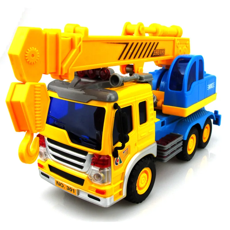 Child large crane truck crane hook machine for children baby boy toy