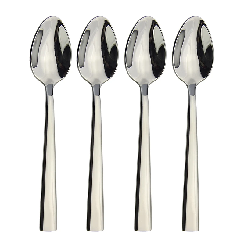 304/ss High Quality 6pcs/Lot Dessert Spoon Flatware Dinner Spoon
