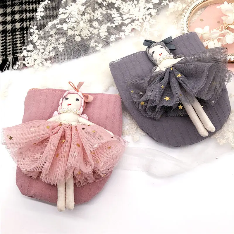 Monsisy Children Handbag Wallet Girl font b Bag b font Coin Purse Kawaii 3D Angle Doll