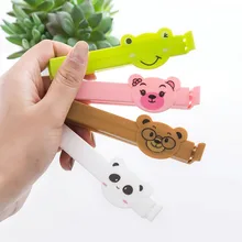 Куколные столовые принадлежности для закусок пластиковый мультяшный узор 4 шт./компл. сумка зажимы для закусок хранения еды герметизация зажим многоразовые Кухонные гаджеты