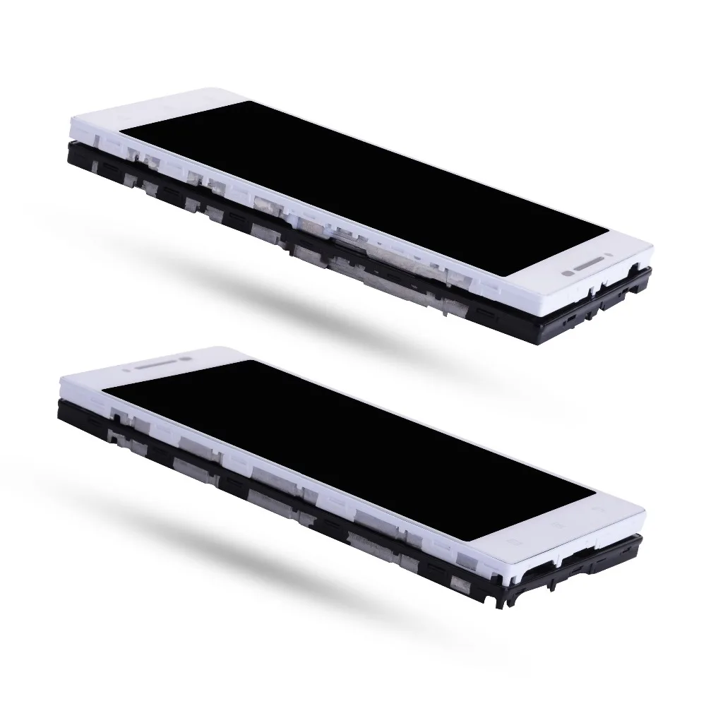 Дисплей для LENOVO P70 LCD P70-A P70A в сборе с тачскрином на рамке черный белый