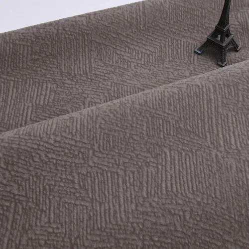 Обивки дивана 3d тисненая цветочная ткань Diy смешивание флокирование ткань для подушки Чехол для дивана и диванных подушек - Цвет: Dark coffee
