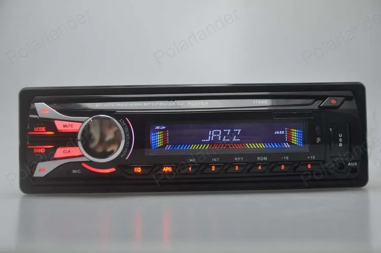 Авто Радио Стерео Mp3 радио плеер Audio in 1 din Bluetooth USB Порты и разъёмы SD/MMC радио-Кассетный проигрыватель съемная передняя Панель