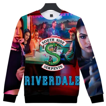 

Riverdale Fashion 3D Popular stranger things Popular cool hip hop Harajuku O neck T-shirts for Women/men Tshirts plus size 4XL