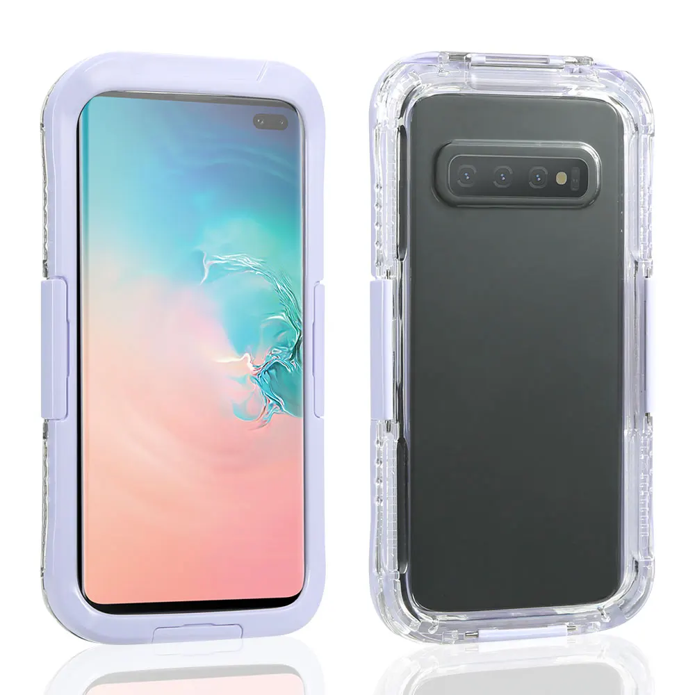 KISSCASE Водонепроницаемый чехол для телефона для samsung Galaxy S10E S10 плюс водостойкий мешок для samsung Note 9 8 подводный защитный чехол - Цвет: White