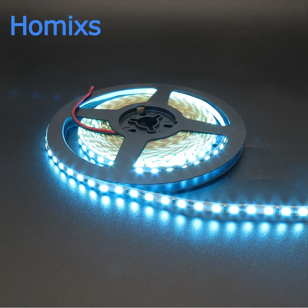 Homixs светодиодный яркость 5 мм ширина м 2835smd 600 Светодиодная лента 12 В светильник 120