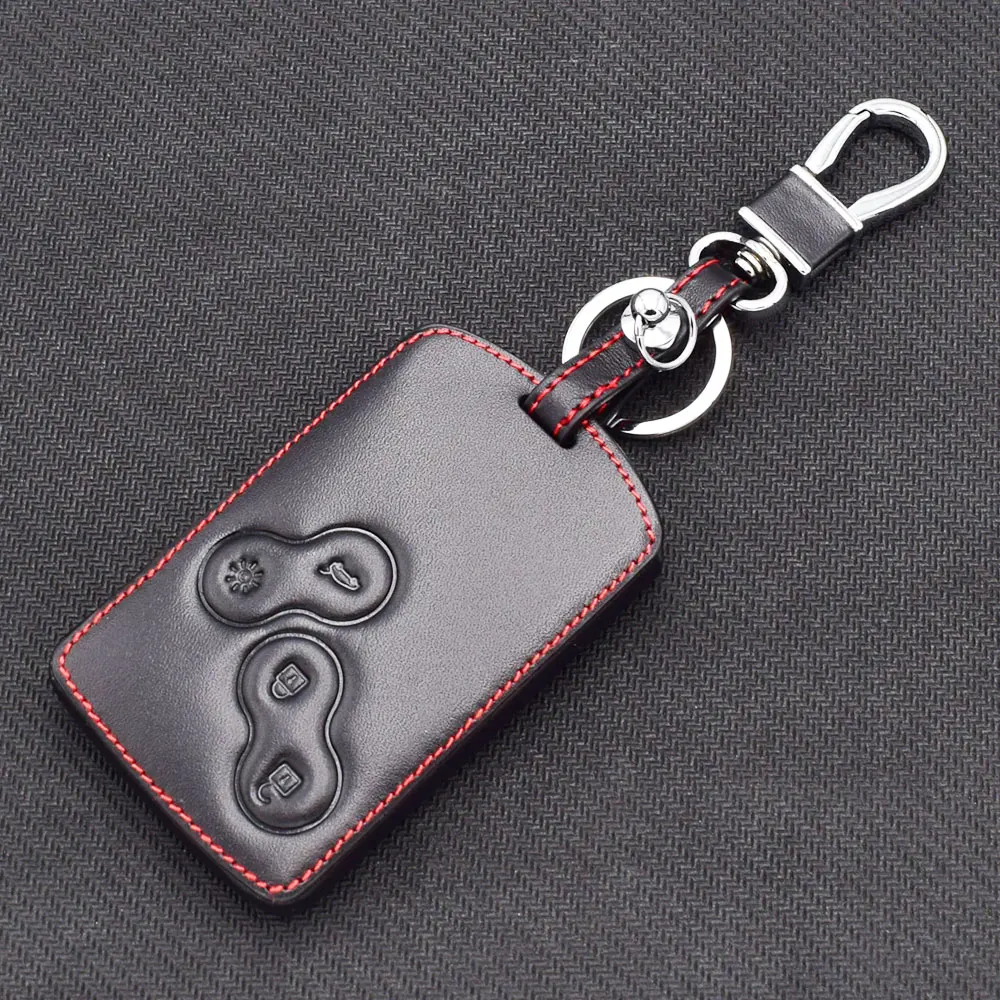 5 Renault Koleos Laguna 2 3 Megane 1 2 3 Sandero leather car key case cover