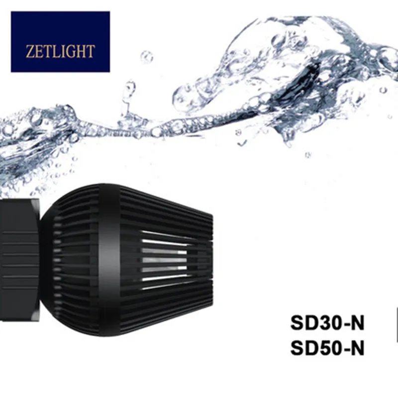 Zetlight SD30N SD50N волновой Производитель VVVF насос с магнитной присоской для резервуара