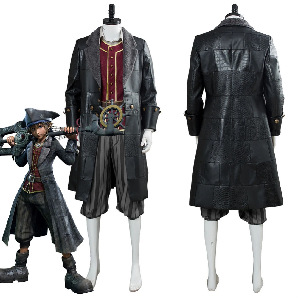 Details about Kingdom Hearts III Sora Pirate Costume Cosplay Halloween Outfit Full Set Details about Kingdom Hearts III Sora Pirate Costume Cosplay Halloween Outfit Full Set