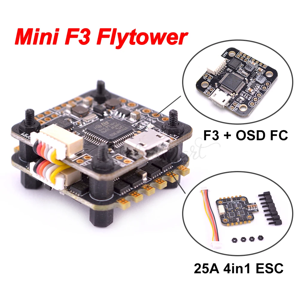 Mini F3 Flytower F3 Integrated OSD Flight control Built in 5V 1A output