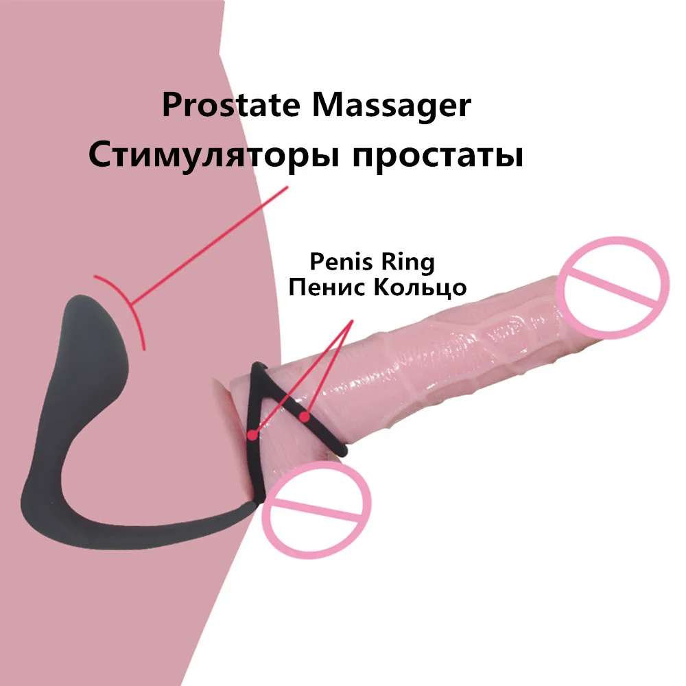 100mm Silicone Massage Body Anal Plug Silicone Waterproof G Point Stimulate Prostate Massager Anal Vibrator Sex Toys (6)