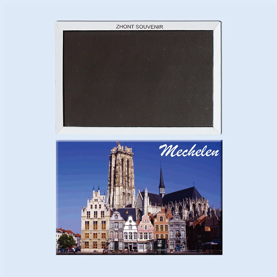 Mechelen Бельгия магниты на холодильник 21983 туристическая сцена мира память о
