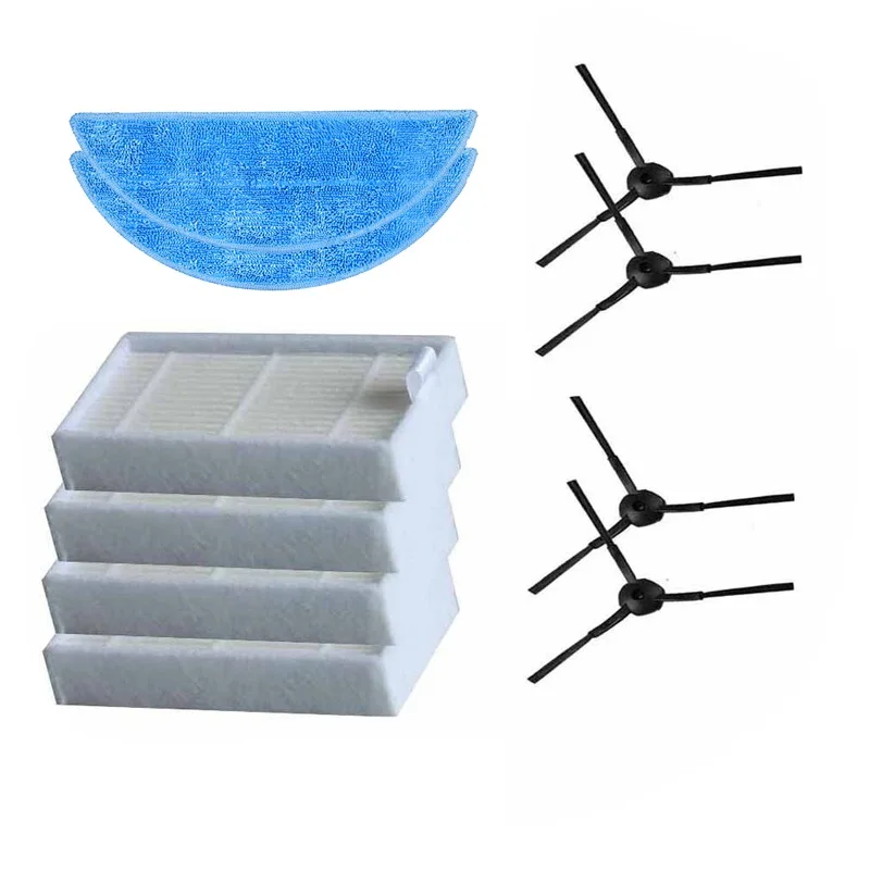 

replacment for recambios ilife v5s pro parts filter chuwi ilife v5 v3 pro v50 v1 v3s x5 v5s robot side brush filter mop cloth