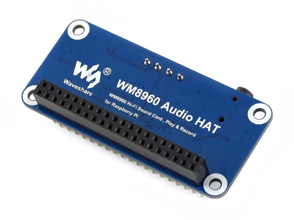 WM8960 hi-fi звук шляпа "карта" для Raspberry Pi, стерео кодека, воспроизведение/запись