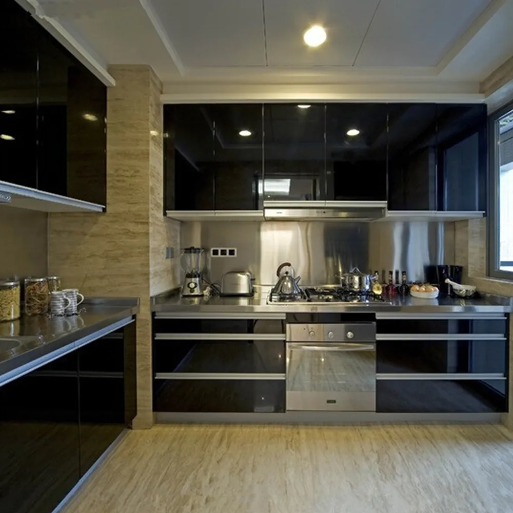 Removable Vinyl Film Self Adhesive Wallpaper For Kitchen Shelf