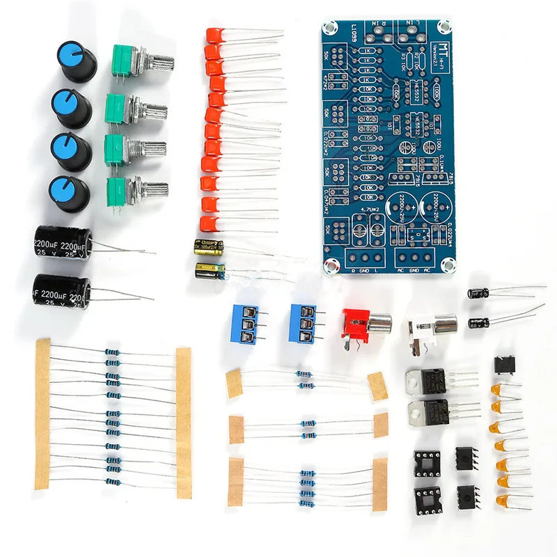 NE5532 HIFI усилитель фильтр предусилителя доска DIY наборы AC двойной 15 в 3P терминал аудио выход плата управления готовой продукции