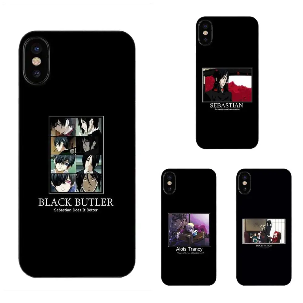 

Oedmeb For Sony Xperia Z Z1 Z2 Z3 Z4 Z5 compact Mini Premium M2 M4 M5 T3 E3 E5 XA High Quality Soft Back Black Butler Anime