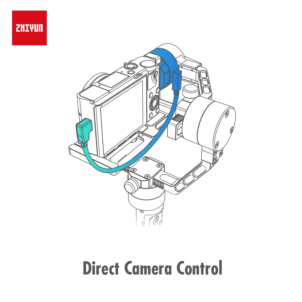 Стабилизатора ZHIYUN Crane Plus 3-осевая Быстрый баланс моторизованный карданный вал Для беззеркальных Камера цифровых зеркальных однообъективных камер, Поддержка 2,5 кг POV режим ручной