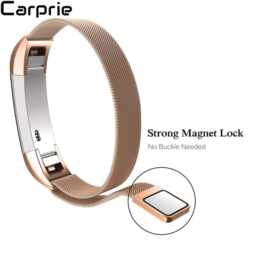 

Best price ! Magnetic Loop Stainless Steel Smart Watch Band For Fitbit Alta HR strap top quality drop shipping 2apr10