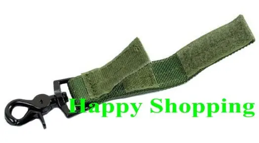 Тактическая застежка molle sling one point key ring mount Green