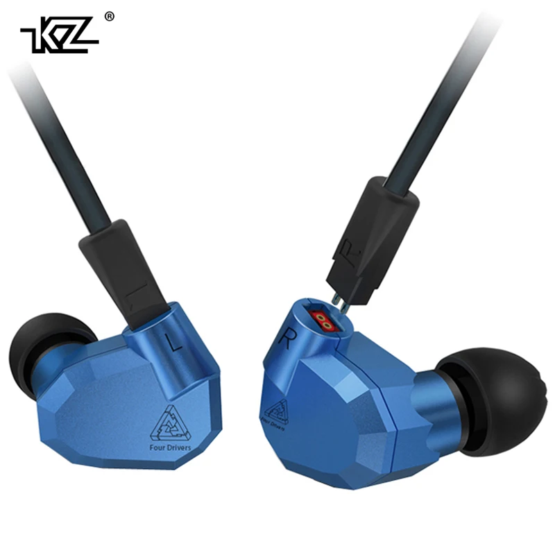 

KZ ZS5 2DD+2BA Hybrid Quad Driver Headphones In Ear Running Sport bluetooth Earphone Earplug Headset with Mic 2PIN ZST ZS10 ZS6
