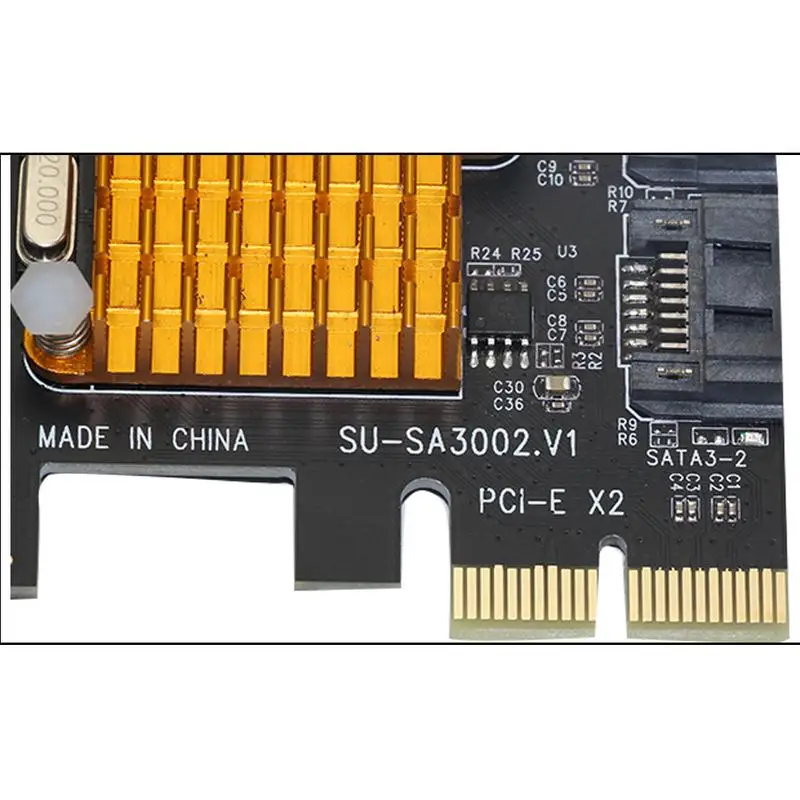 Плата расширения для интерфейса SA3002 ASM1062 PCI E к SATA 3 0 6GSATA3.0 карта жесткого