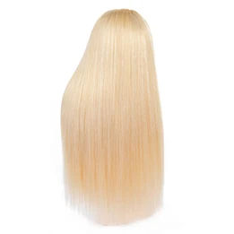 TODAYONLY бразильские прямые волосы 13x4 Синтетические волосы на кружеве человеческих волос парики для чернокожих Для женщин 613 блондинка Синтетические волосы на кружеве парик короткий парик человеческих волос Remy - Цвет: #613